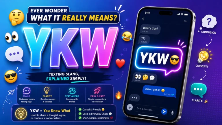YKW Meaning in Text