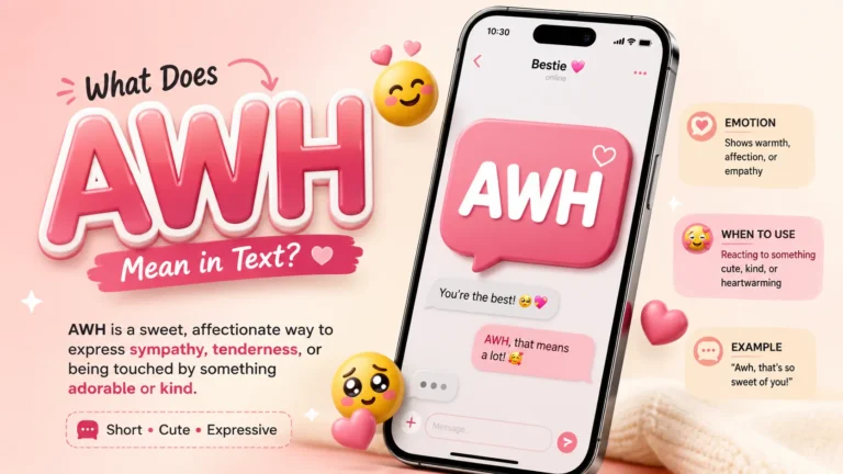 AWH Meaning in Text