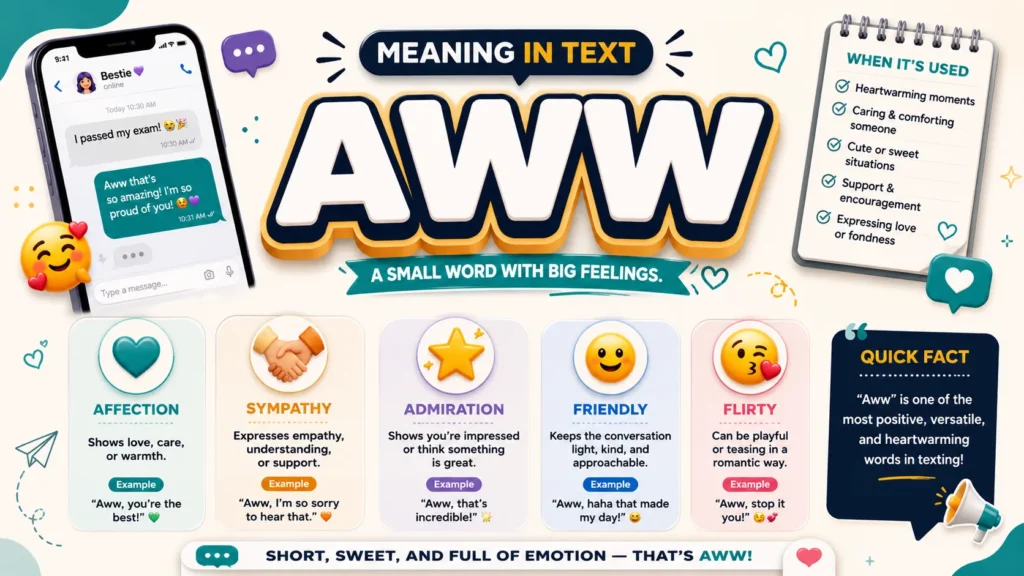 Aww Meaning in Text