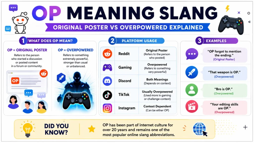 OP Meaning Slang
