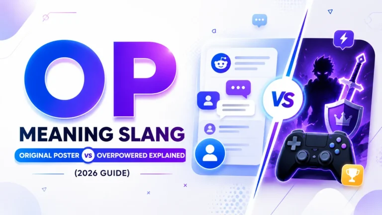 OP Meaning Slang