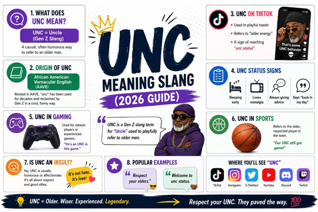 UNC meaning slang