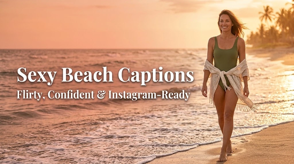 Sexy beach for Instagram captions