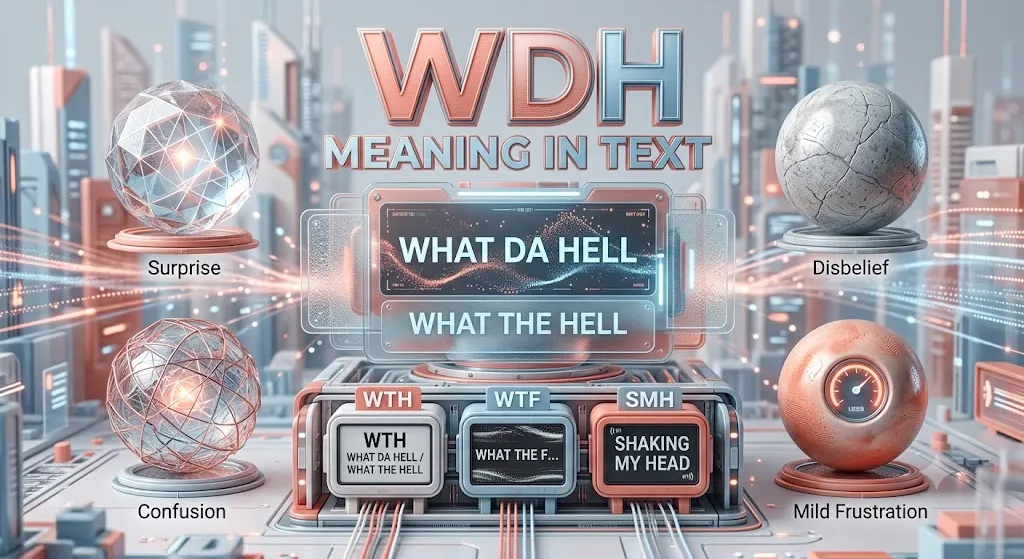 WDH Meaning in Text