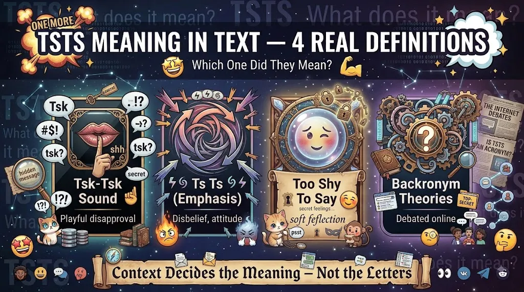 TSTS Meaning in Text