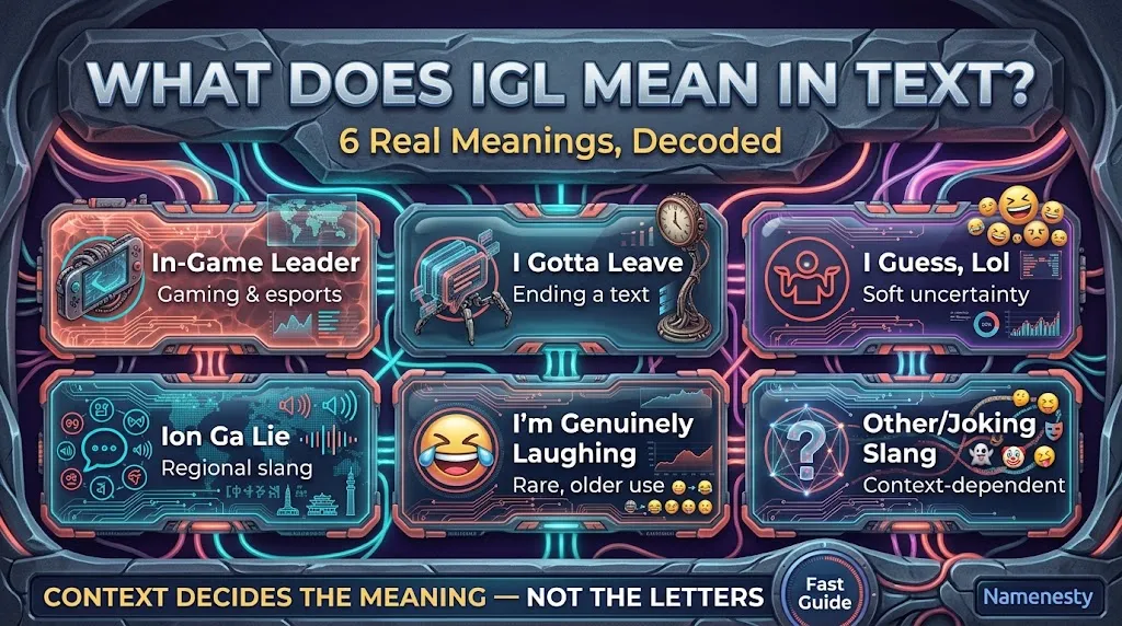 IGL Meaning in Text 