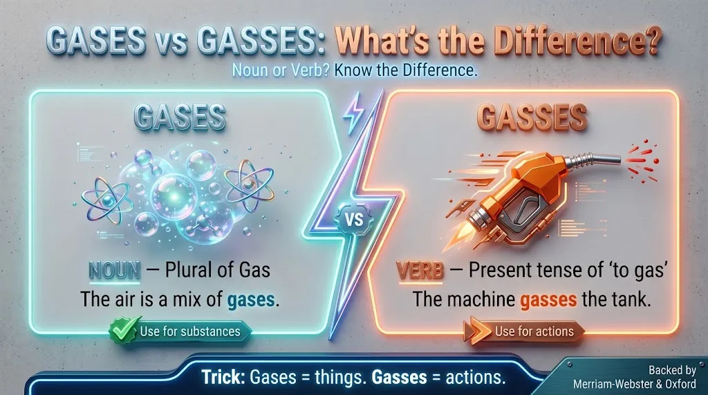 
Gases or Gasses