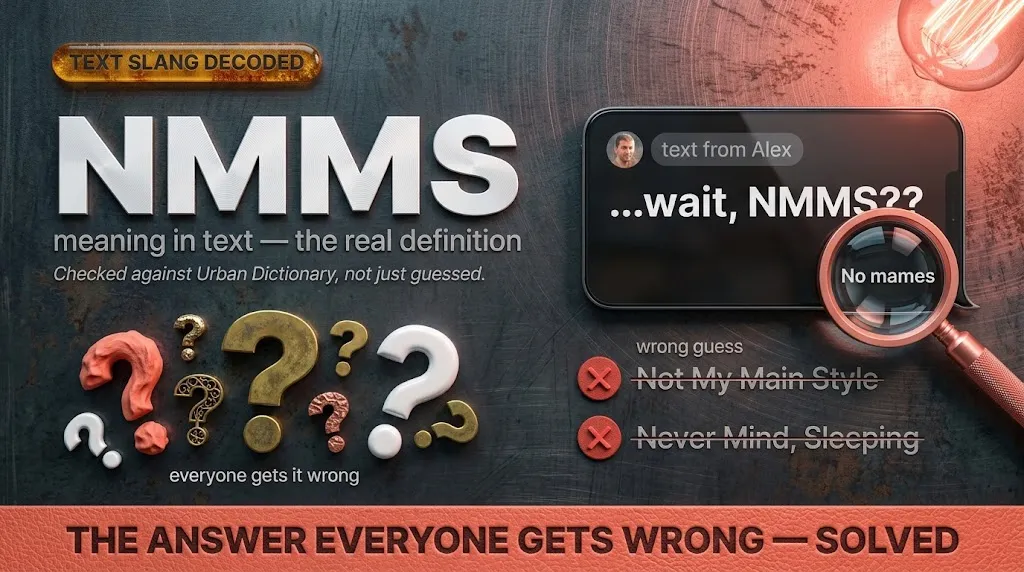 NMMS Meaning in Text