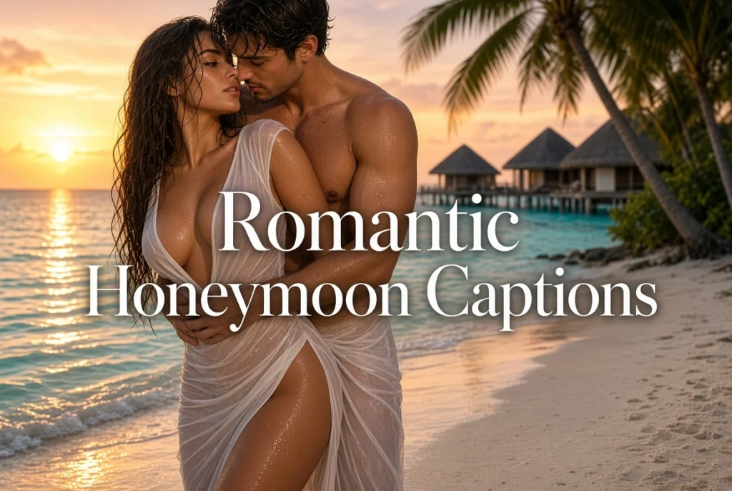 Romantic Honeymoon Captions 
