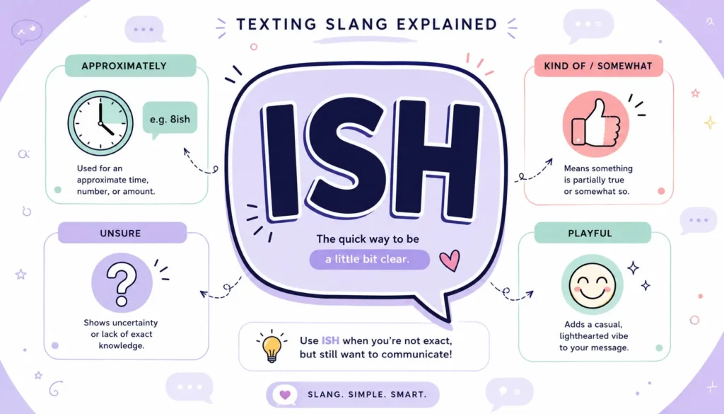 ISH Meaning in Text