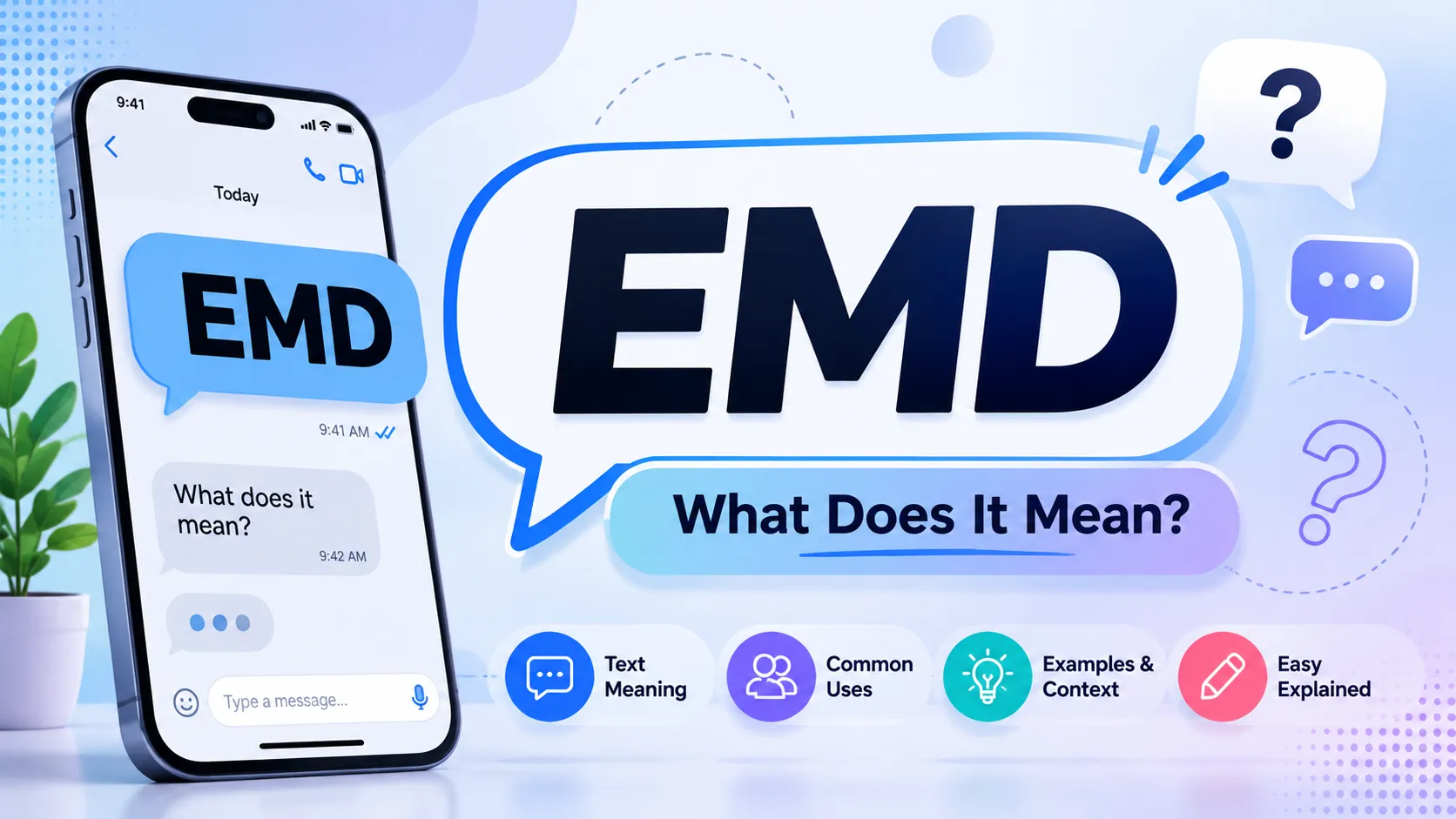EMD Meaning in Text