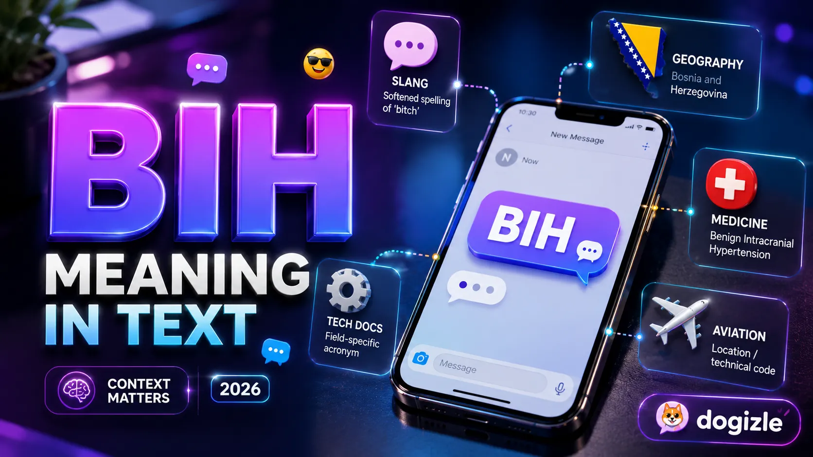 BIH Meaning in Text