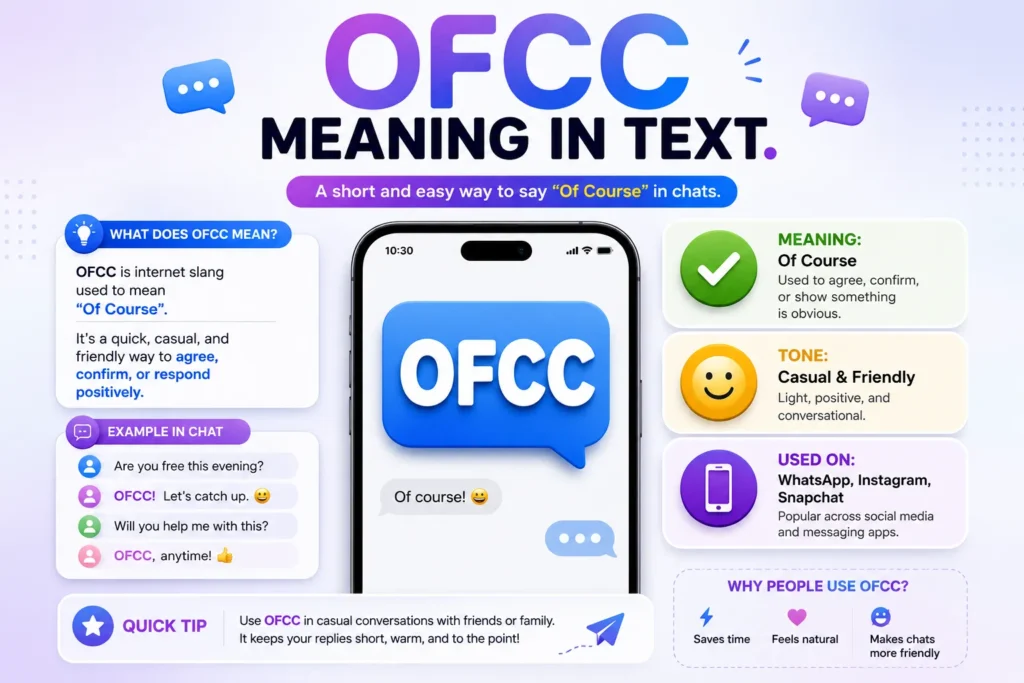OFCC Meaning in Text