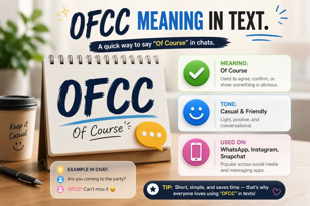 OFCC Meaning in Text
