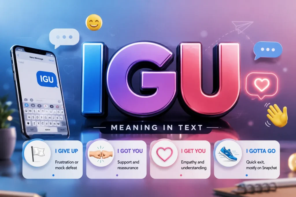 IGU Meaning in Text
