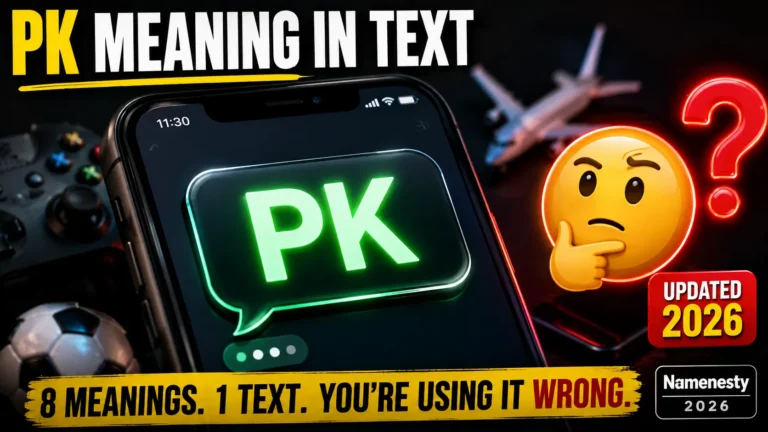 PK Meaning in Text