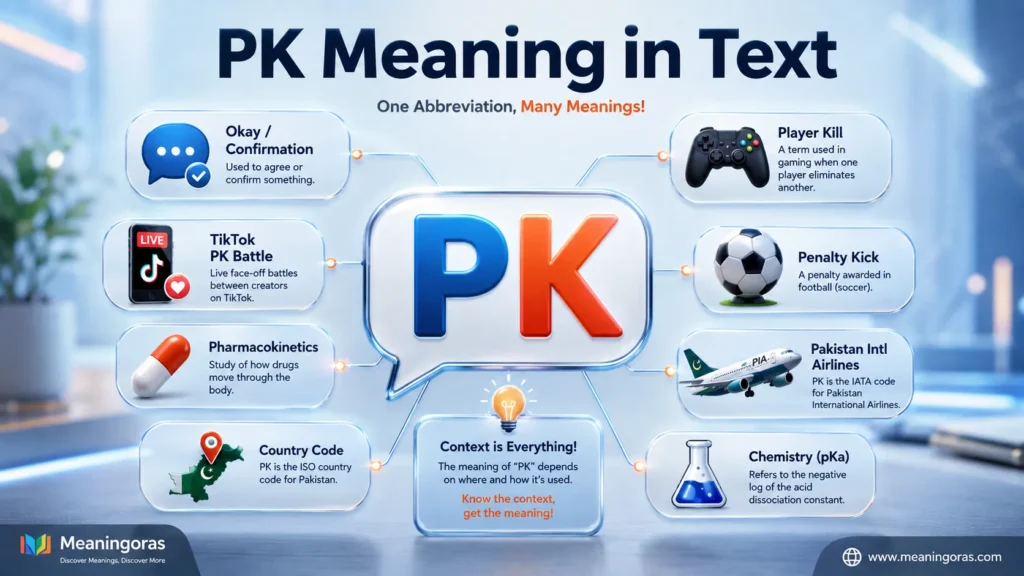 
PK Meaning in Text