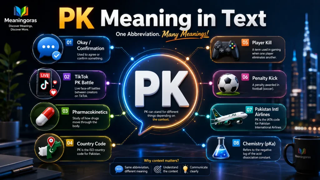 
PK Meaning in Text