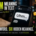 UHM Meaning in Text