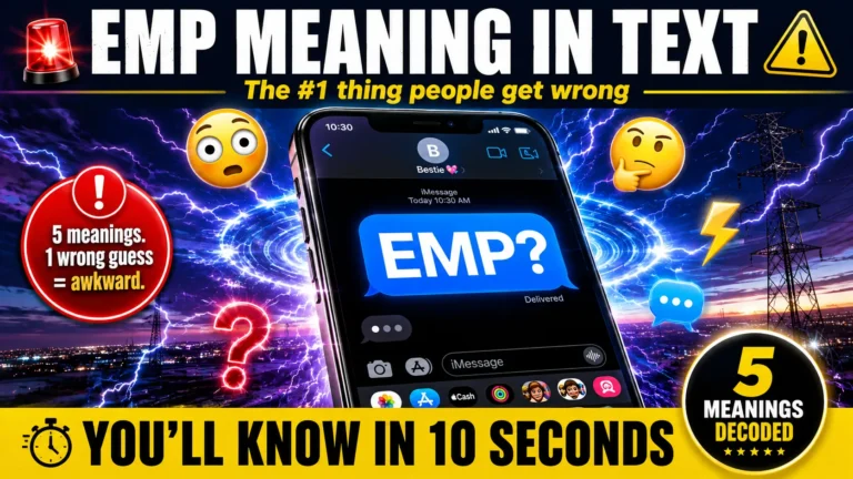 EMP Meaning in Text