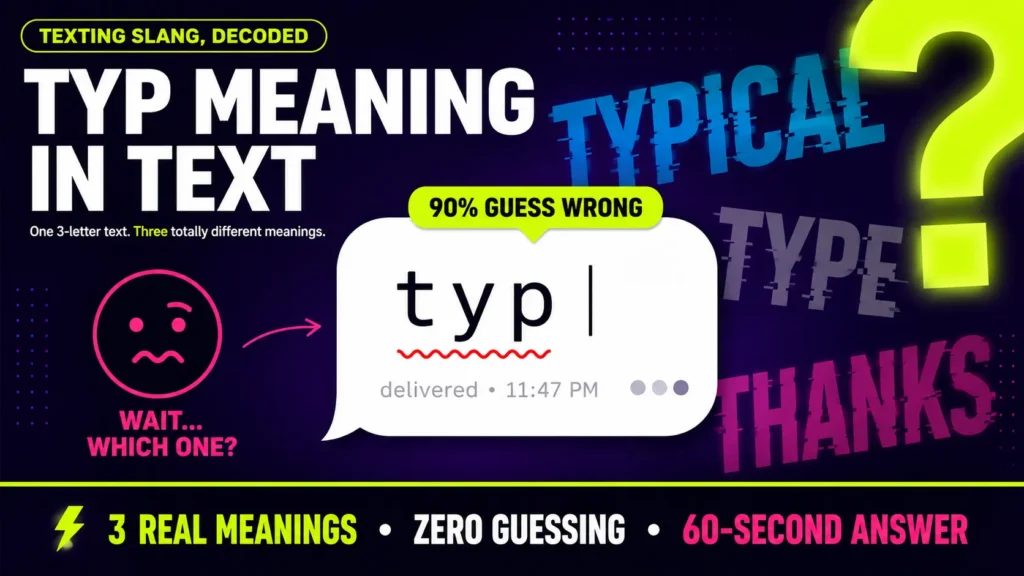 TYP Meaning in Text