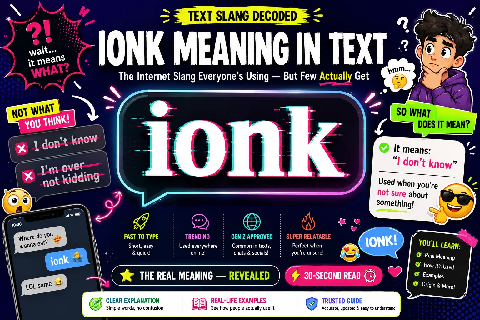 IONK Meaning in Tex
