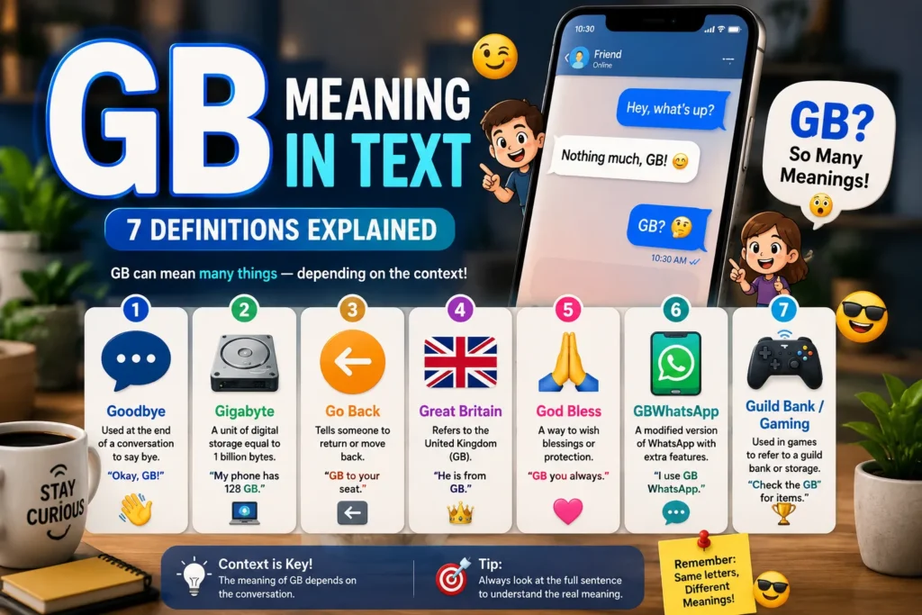 GB Meaning in Text