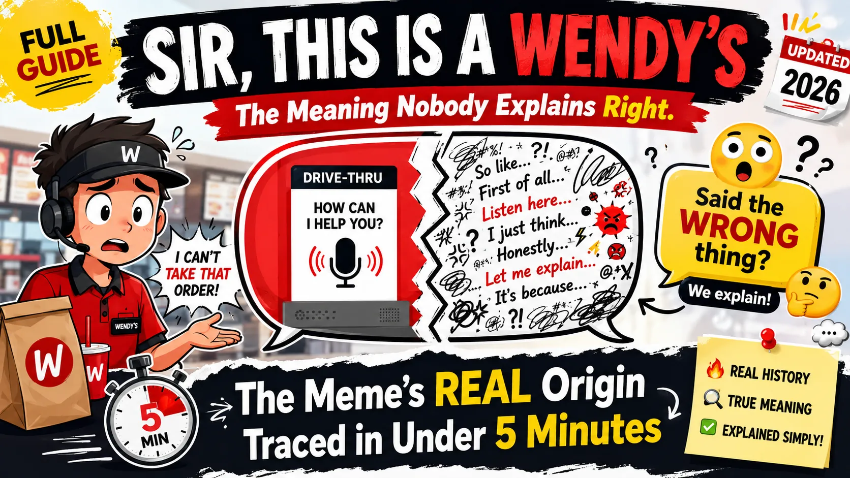 Sir, This Is a Wendy's Meaning