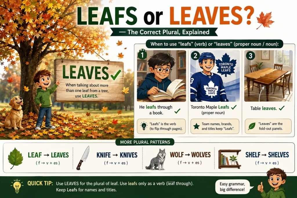 Leafs or Leaves