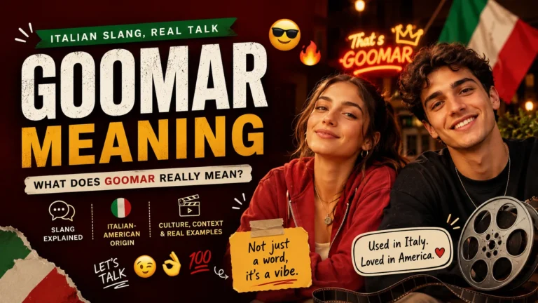 Goomar Meaning