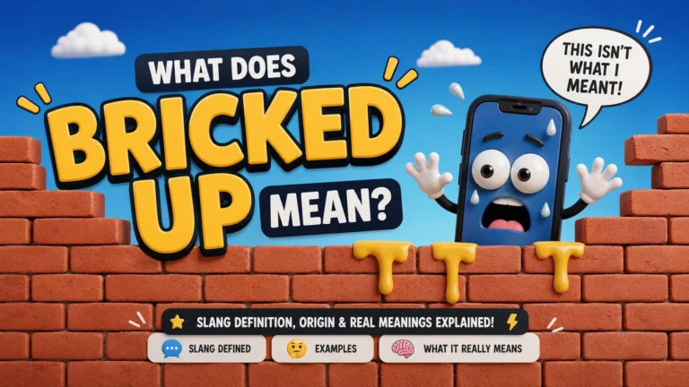 "Bricked Up" Means