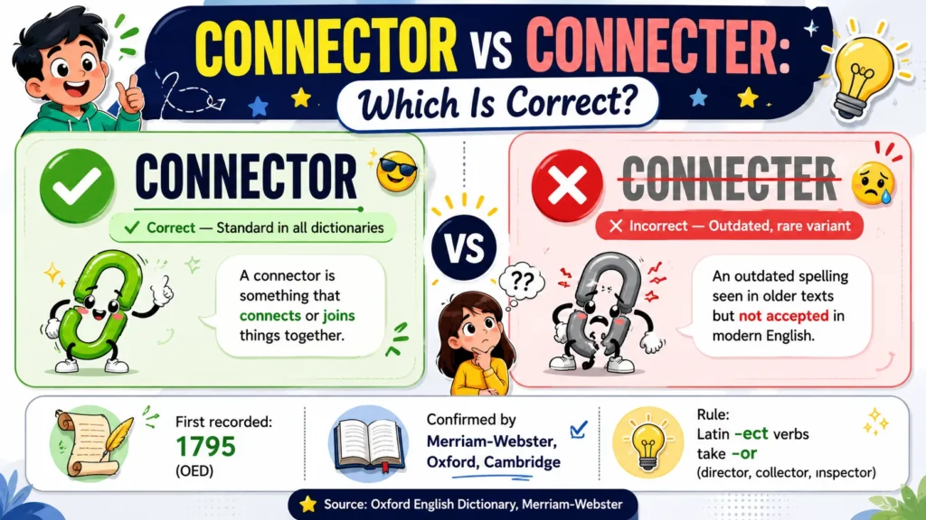 Connector or Connecter