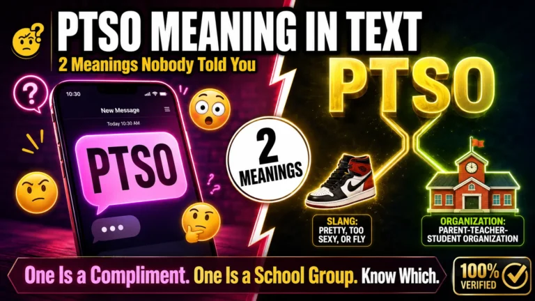 PTSO Meaning in Text