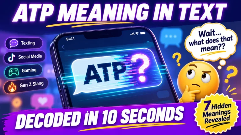 ATP Meaning in Text
