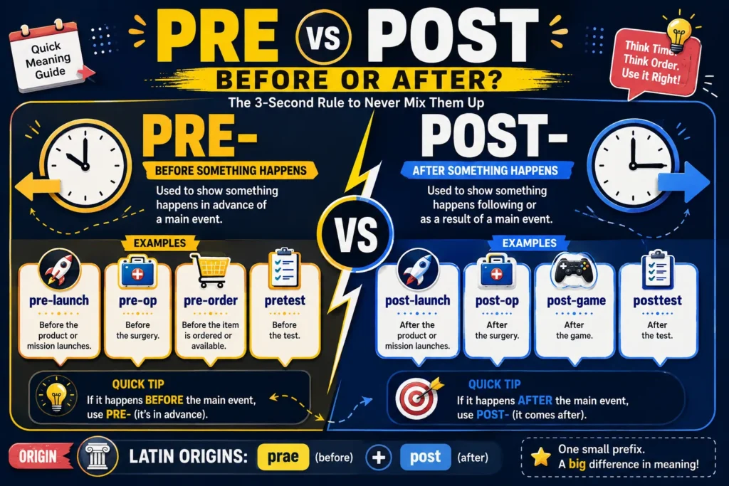 
Pre vs Post 