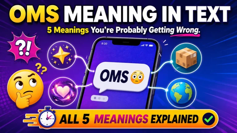 OMS Meaning in Text