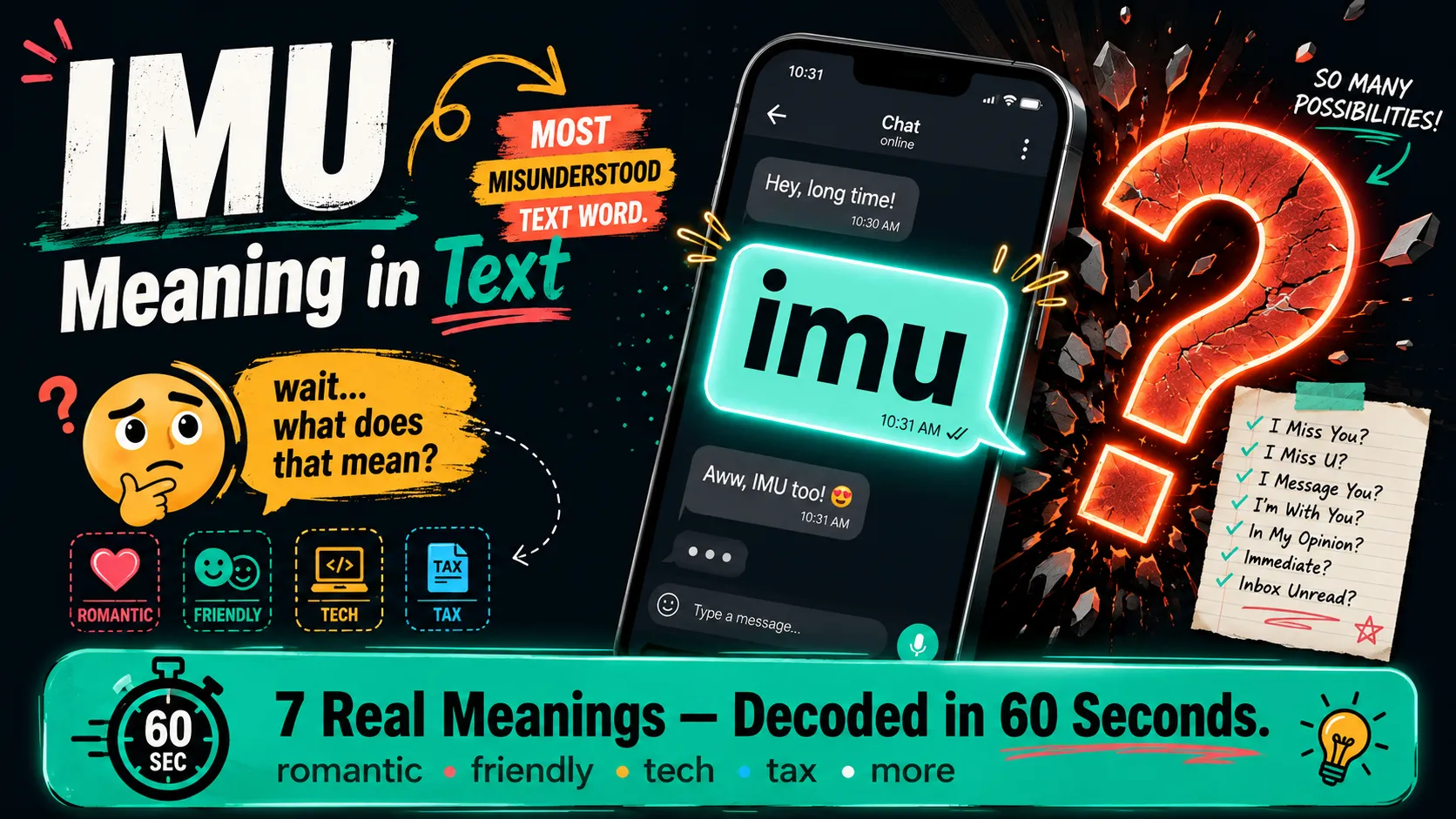 IMU Meaning in Tex