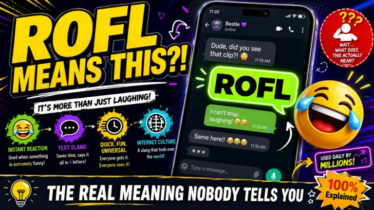 ROFL Meaning in Text
