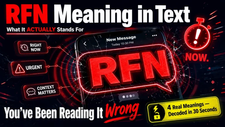 RFN Meaning in Text