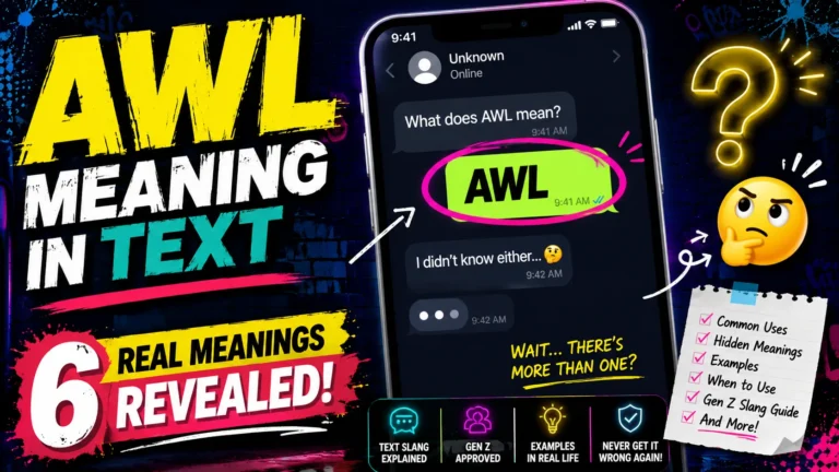 AWL Meaning in Text