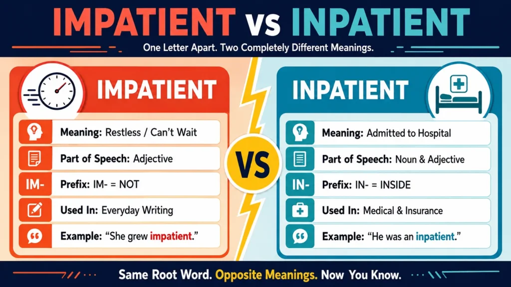 Impatient vs Inpatient