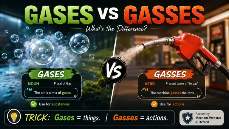 Gases or Gasses