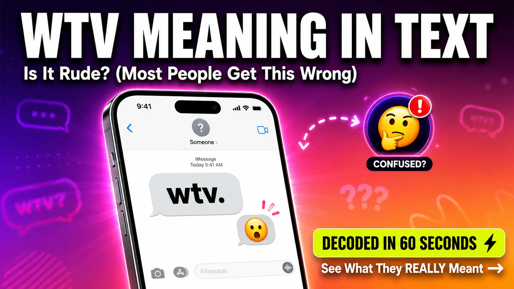 "WTV Meaning in Text
