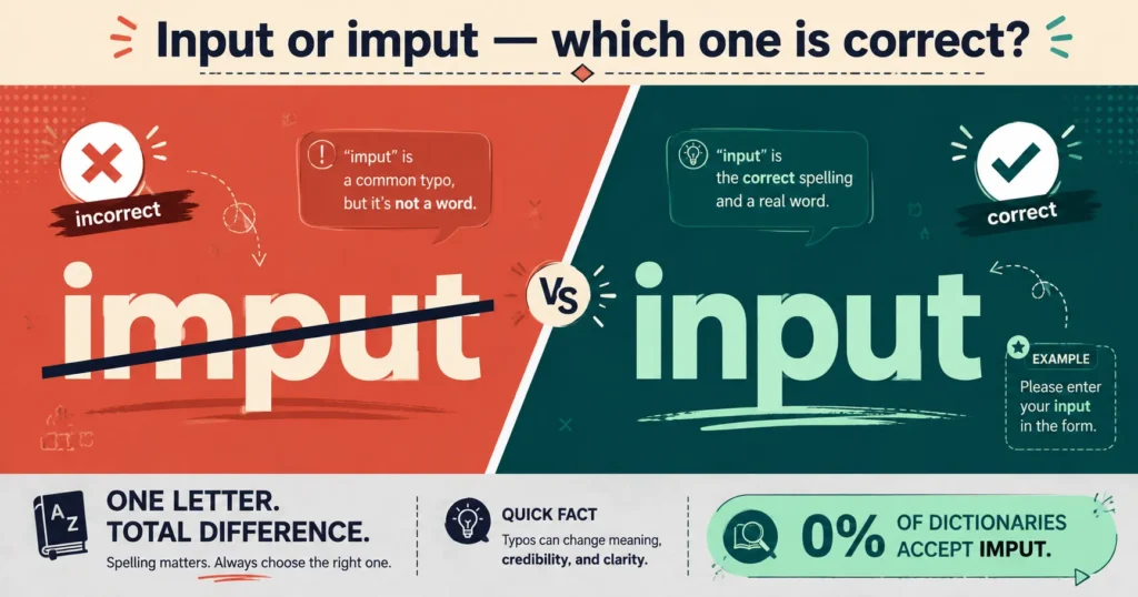 Input or Imput