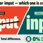 Input or Imput