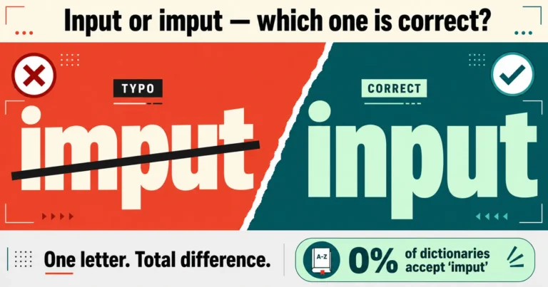 Input or Imput