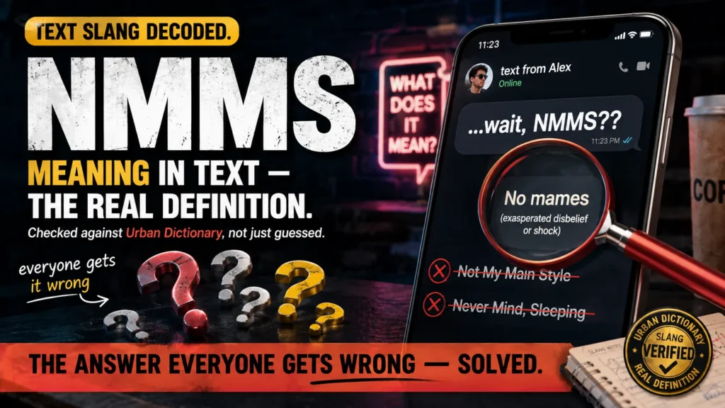 NMMS Meaning in Text