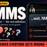 NMMS Meaning in Text