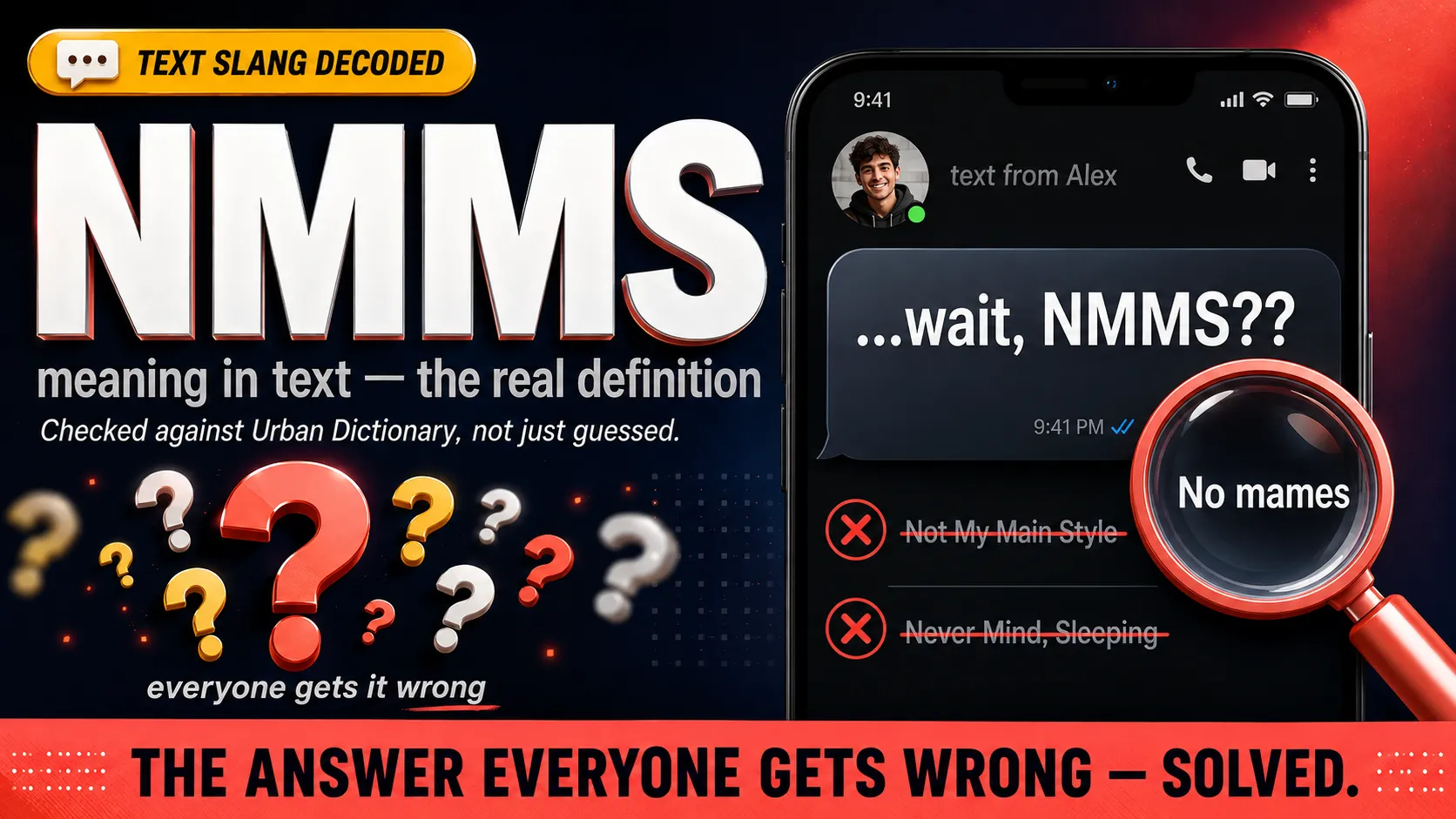 NMMS Meaning in Text
