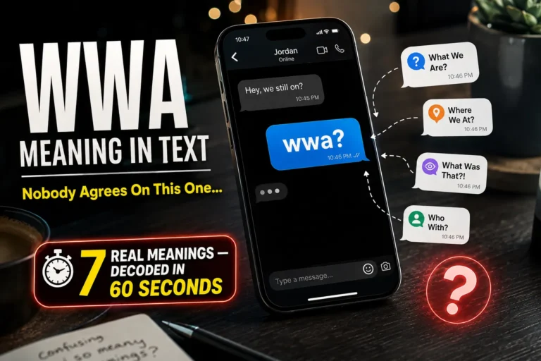 "WWA Meaning in Text